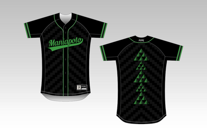 Maniapoto Baseball V-Neck Tee