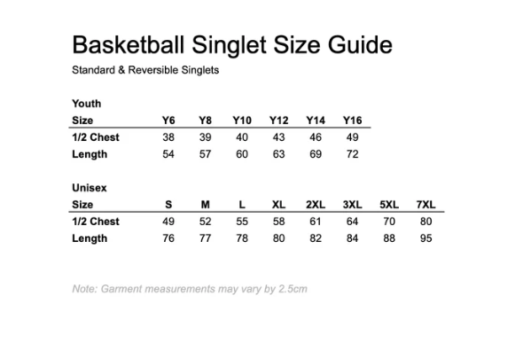 Maniapoto Basketball Singlet