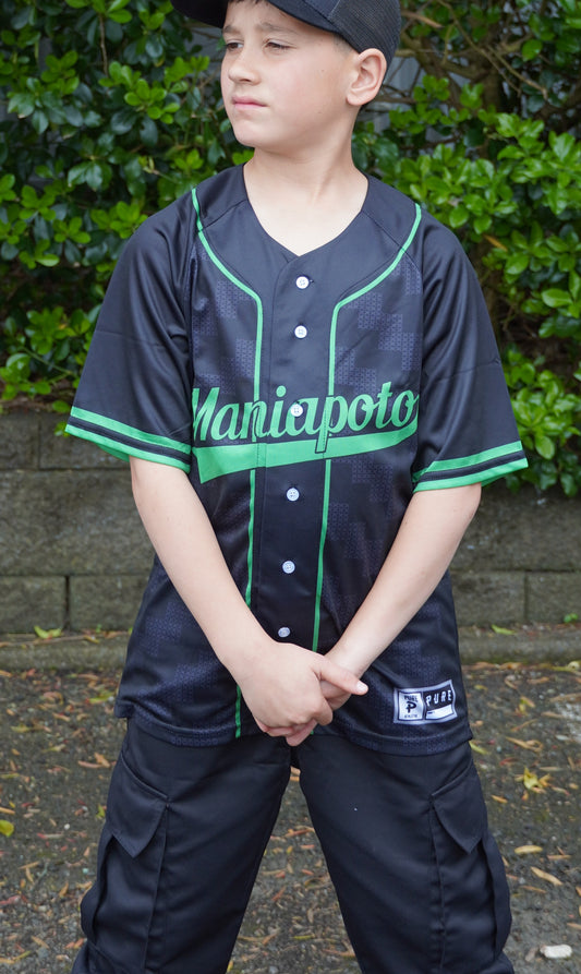 Maniapoto Baseball V-Neck Tee